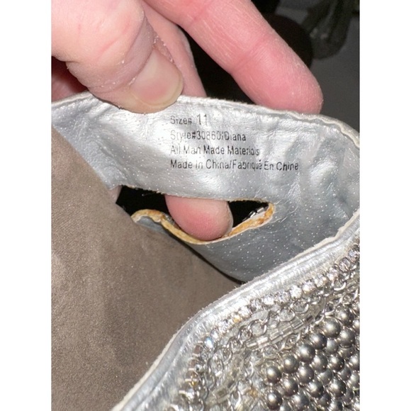 Maurice’s silver beaded wedges - Picture 5 of 5